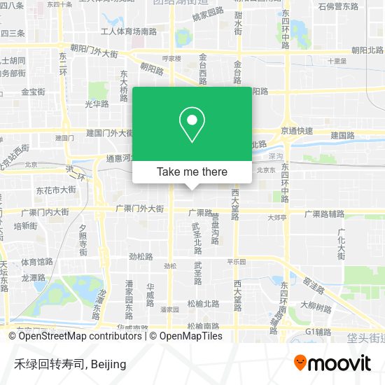 禾绿回转寿司 map