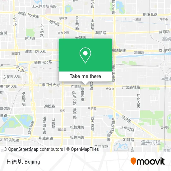 肯德基 map