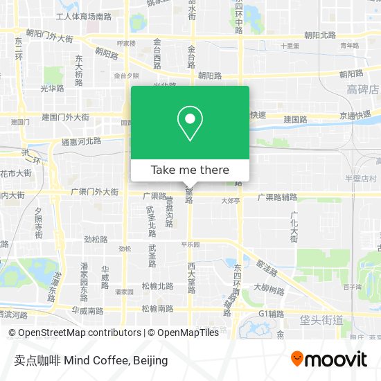 卖点咖啡 Mind Coffee map