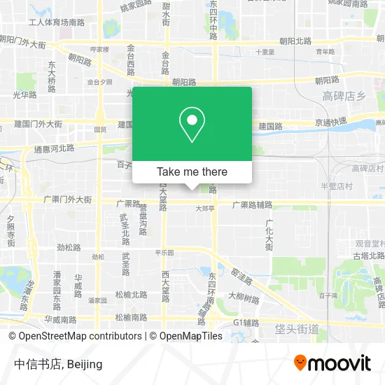 中信书店 map
