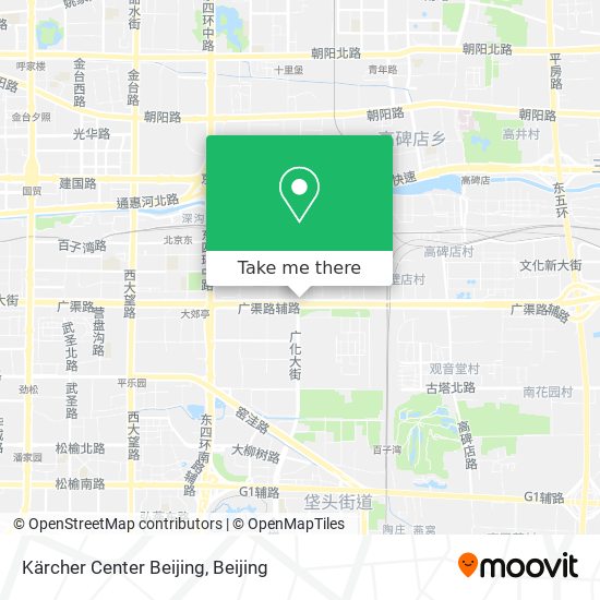 Kärcher Center Beijing map