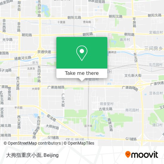 大拇指重庆小面 map
