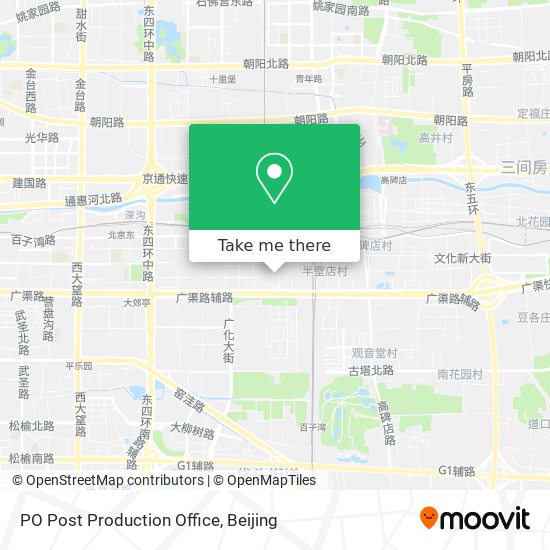 PO Post Production Office map