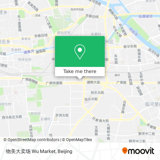 物美大卖场 Wu Market map