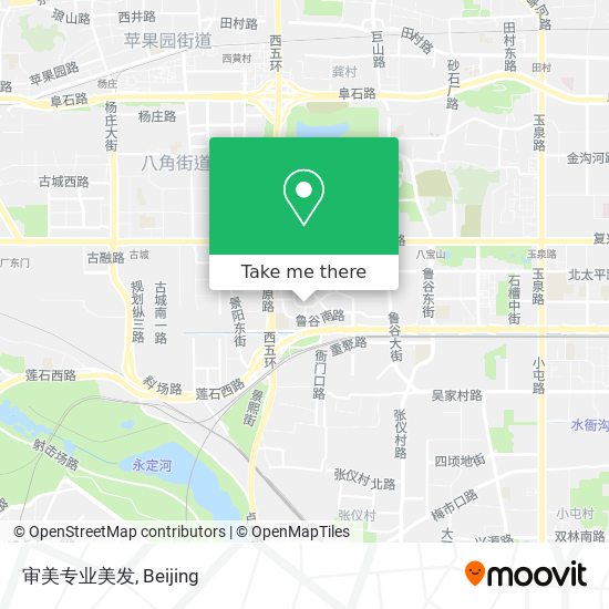 审美专业美发 map