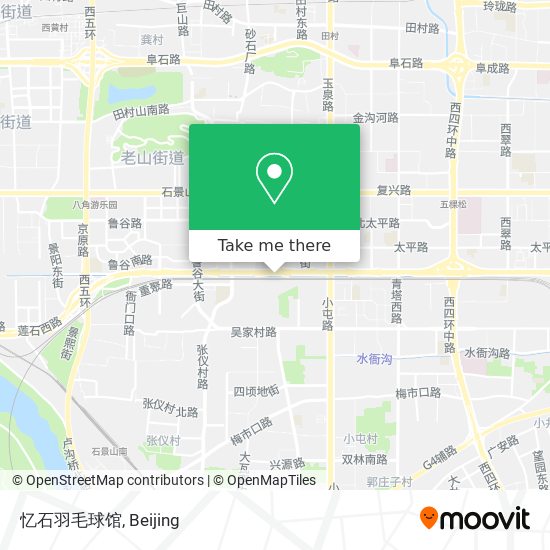 忆石羽毛球馆 map