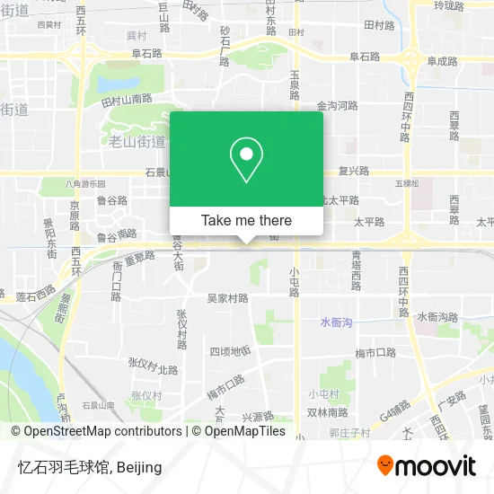 忆石羽毛球馆 map