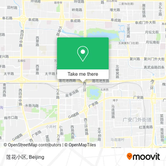 莲花小区 map