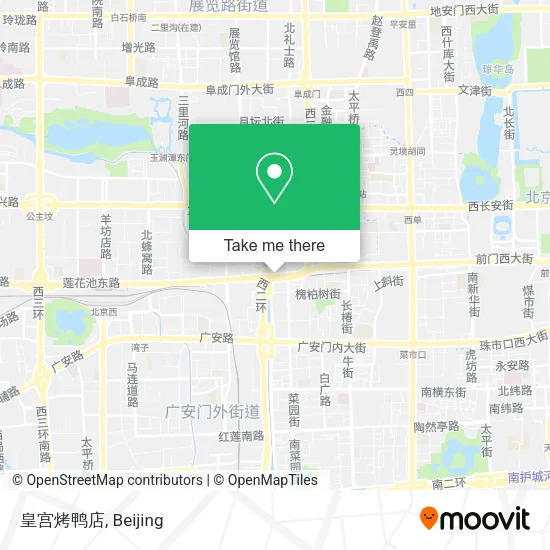 皇宫烤鸭店 map