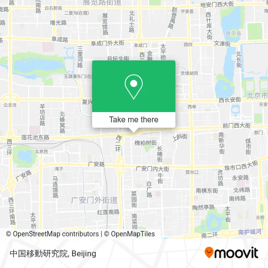 中国移動研究院 map