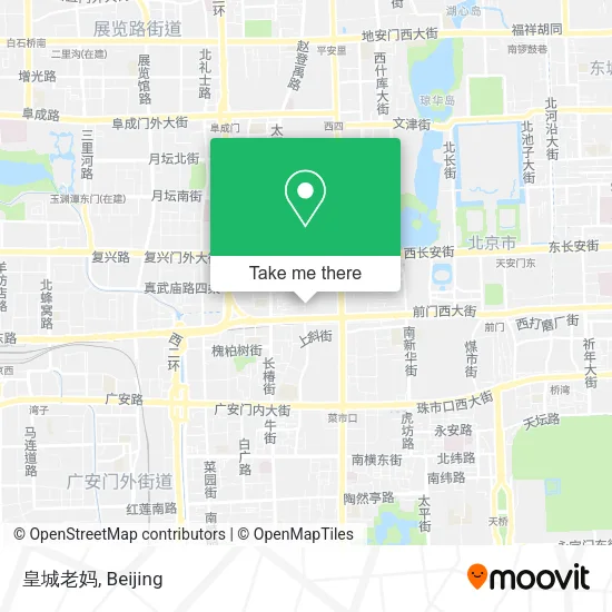 皇城老妈 map