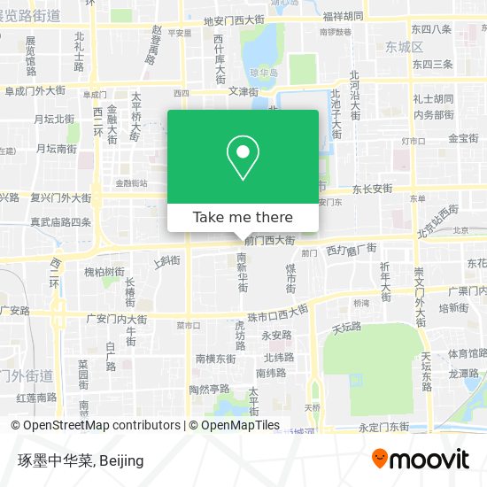 琢墨中华菜 map