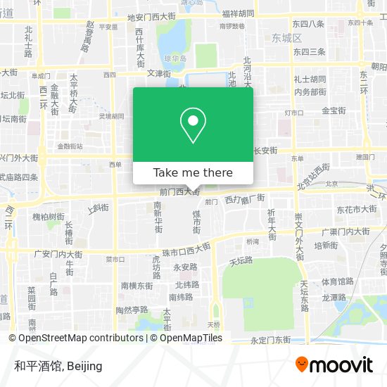 和平酒馆 map
