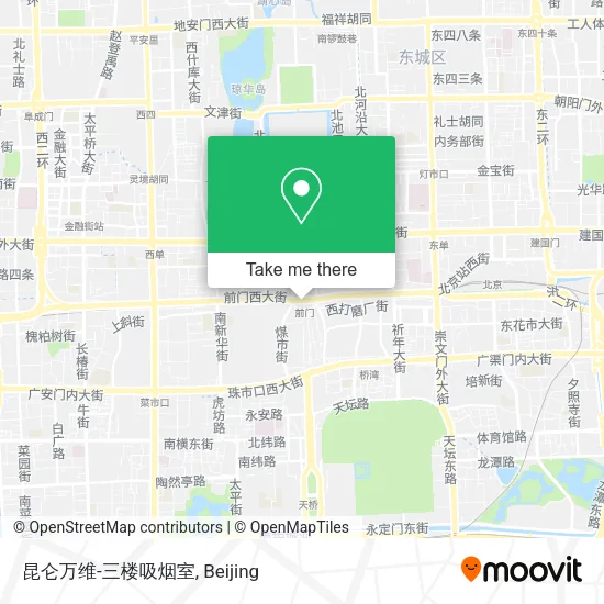昆仑万维-三楼吸烟室 map