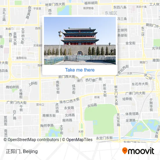 正阳门 map