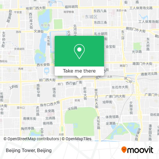 Beijing Tower map