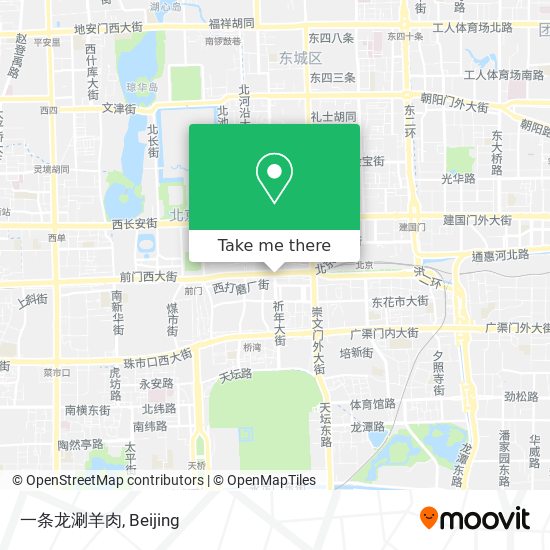 一条龙涮羊肉 map