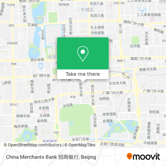 China Merchants Bank 招商银行 map