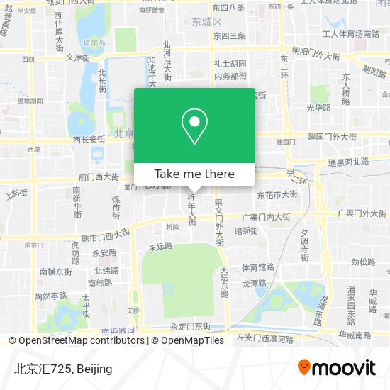 北京汇725 map