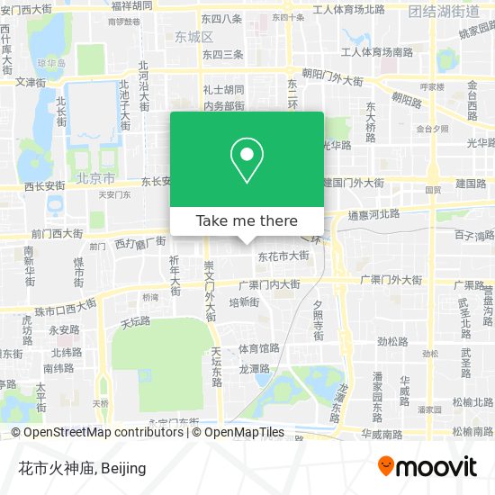 花市火神庙 map