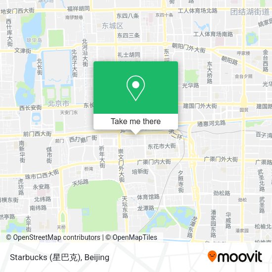 Starbucks (星巴克) map