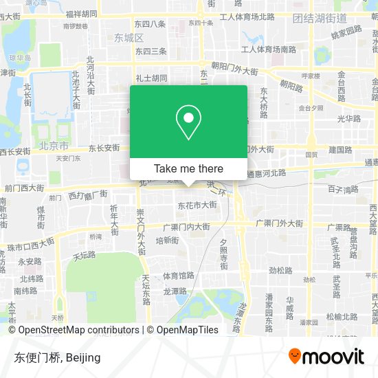 东便门桥 map