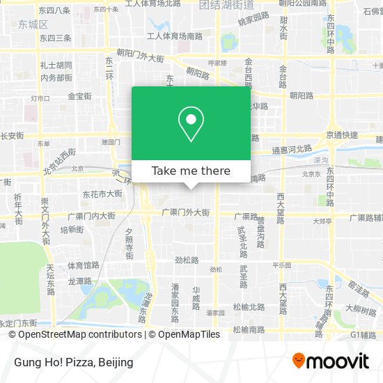 Gung Ho! Pizza map