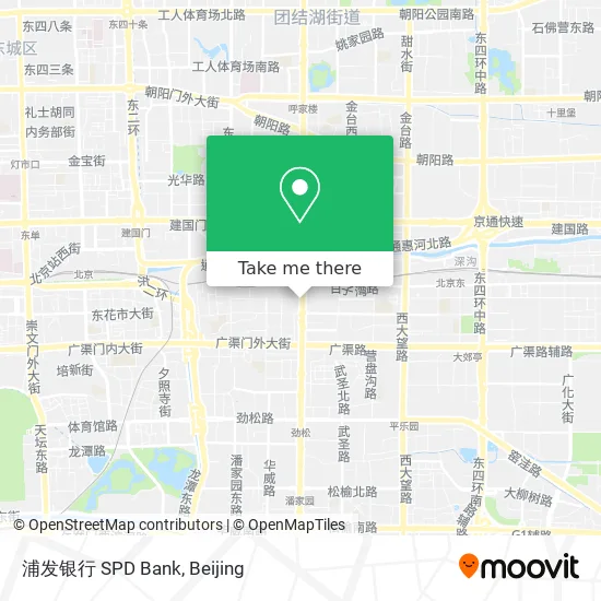 浦发银行 SPD Bank map