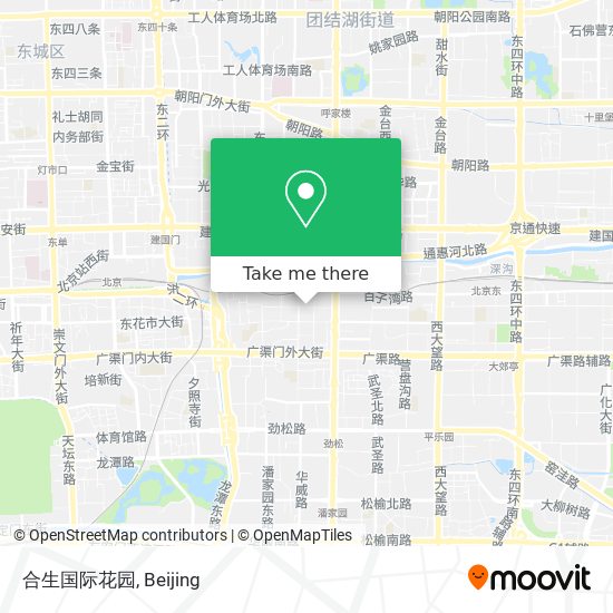 合生国际花园 map