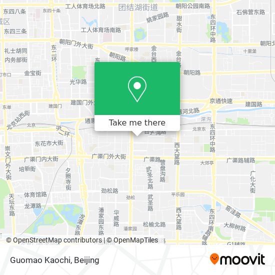 Guomao Kaochi map