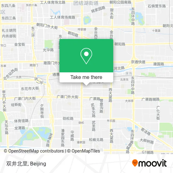 双井北里 map
