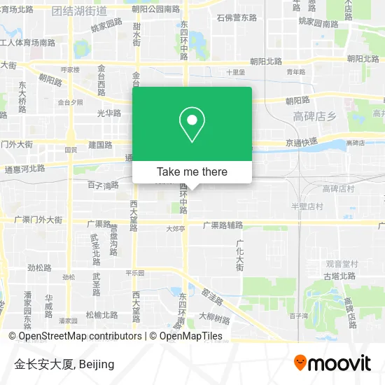 金长安大厦 map