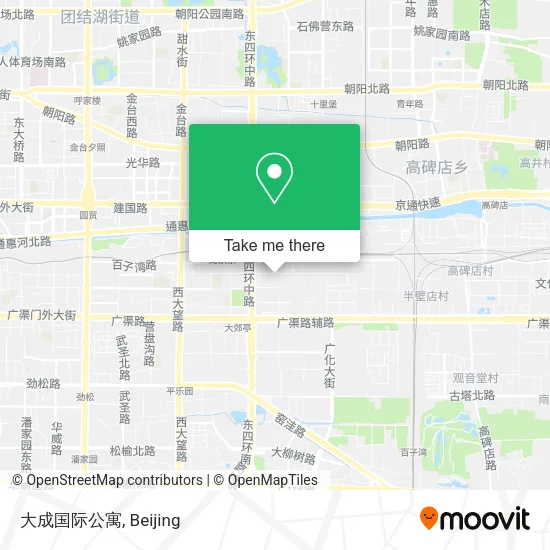 大成国际公寓 map