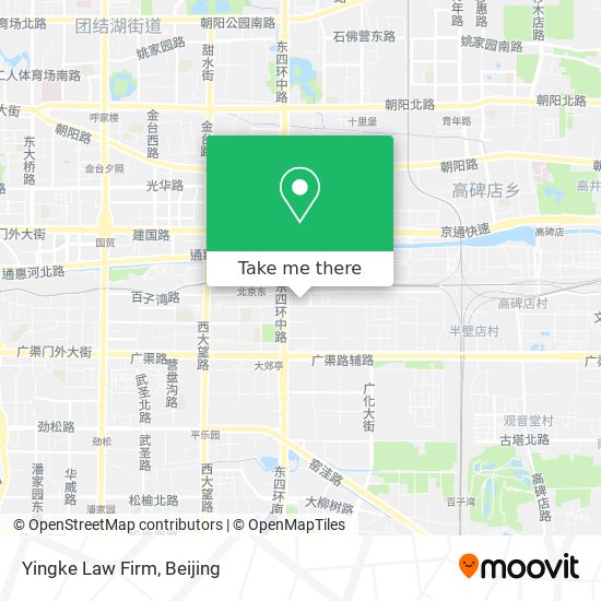 Yingke Law Firm map