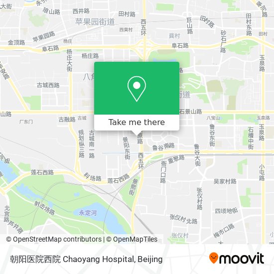 朝阳医院西院 Chaoyang Hospital map