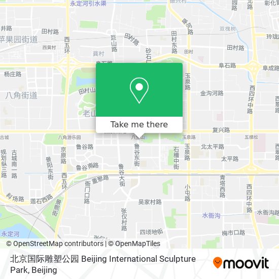 北京国际雕塑公园 Beijing International Sculpture Park map