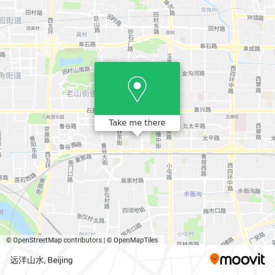 远洋山水 map