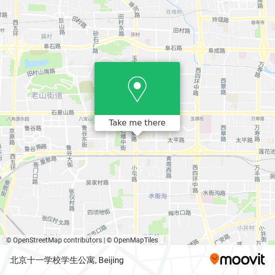 北京十一学校学生公寓 map