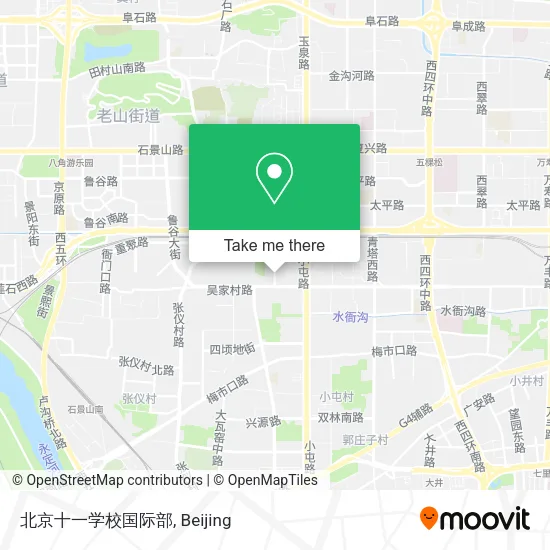 北京十一学校国际部 map