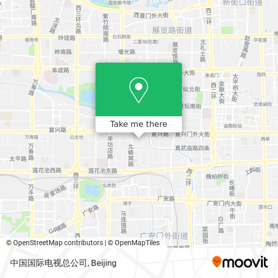 中国国际电视总公司 map