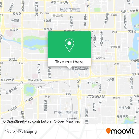 汽北小区 map