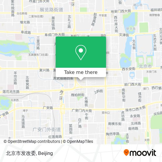 北京市发改委 map