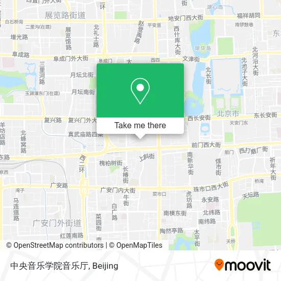 中央音乐学院音乐厅 map