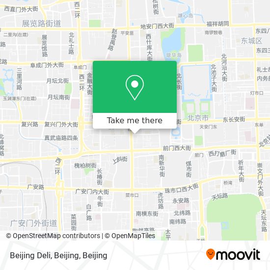 Beijing Deli, Beijing map