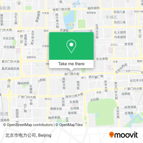 北京市电力公司 map