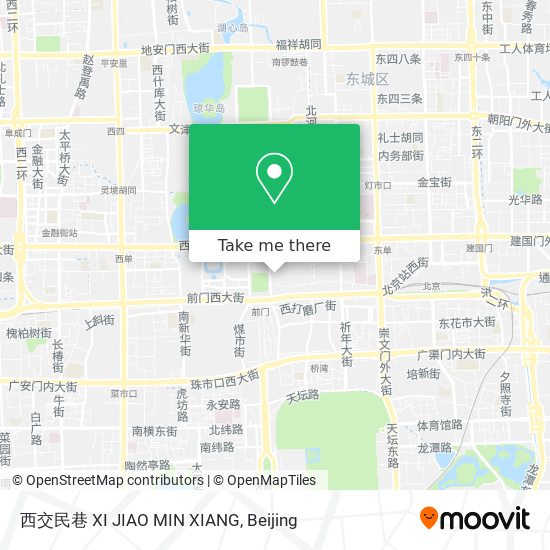 西交民巷 XI JIAO MIN XIANG map