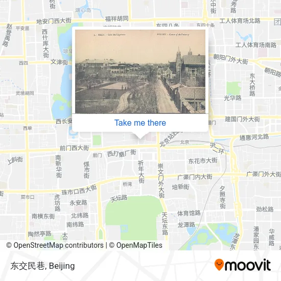 东交民巷 map