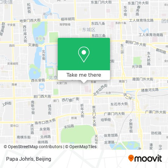 Papa John's map