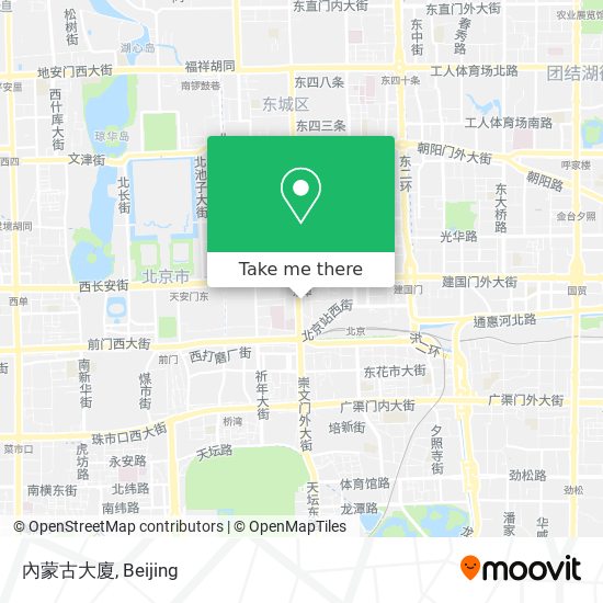 內蒙古大廈 map