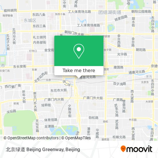 北京绿道 Beijing Greenway map